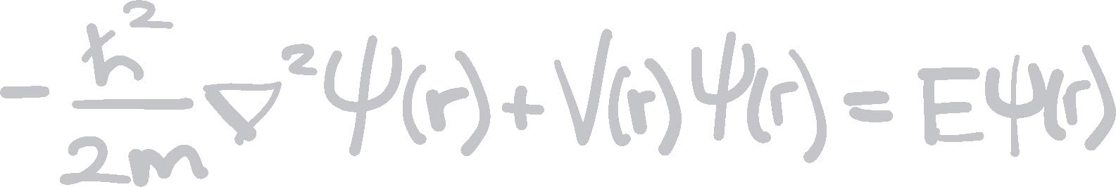 Wave Equation Quantum Mechanics Vinyl Decal - 5 Inches - For Cars, Trucks, Windows, Laptops, Tablets - Outdoor-Grade 2.5Mil Thic