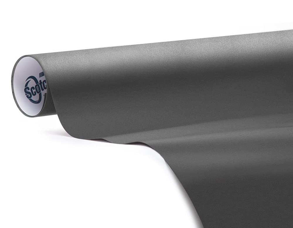 3M 1080 Matte Metallic Charcoal Air-Release Vinyl Wrap Roll (1/2Ft X 5Ft)