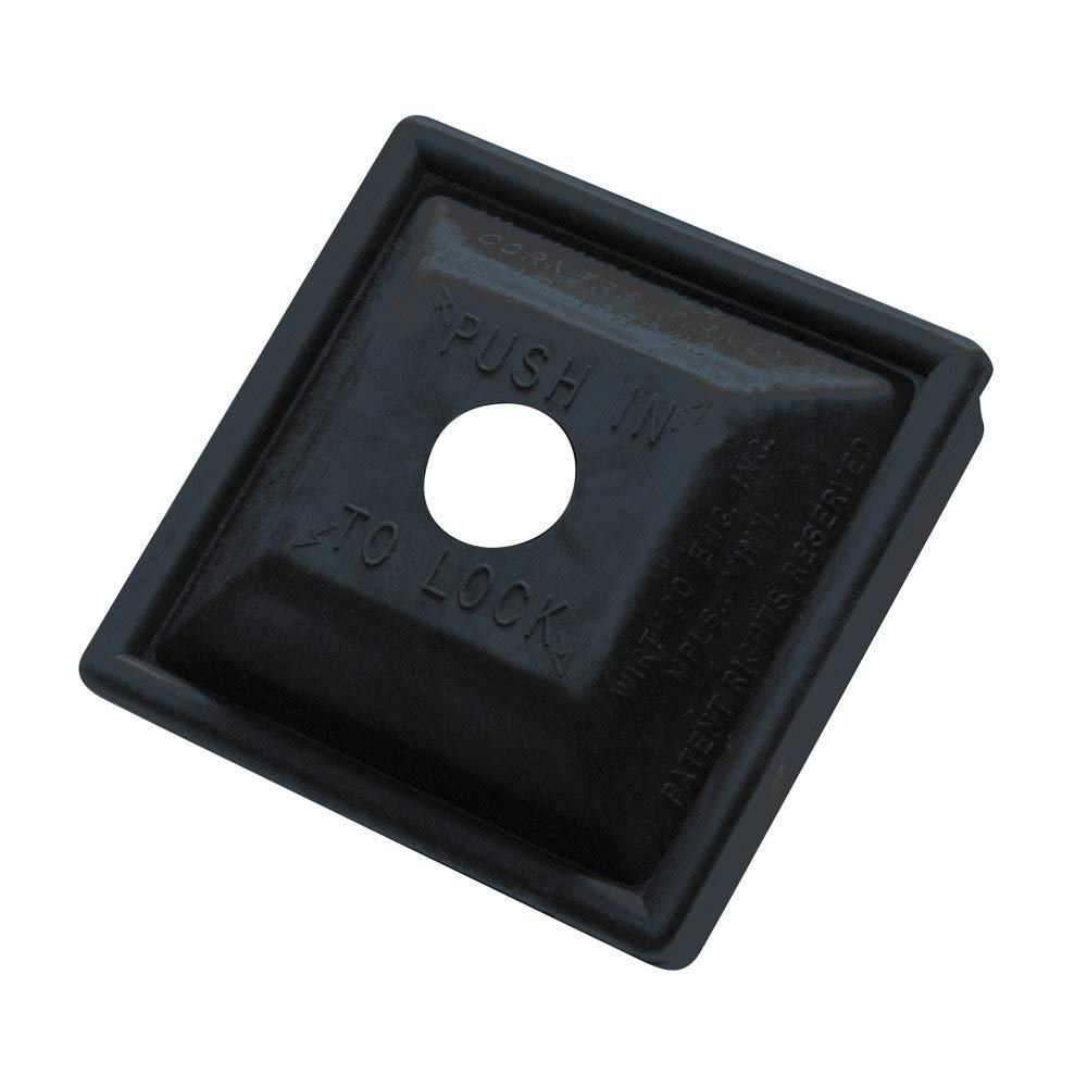 'Wirthco 30000 Rv Locking Bumper Plug - 4'''''', Black