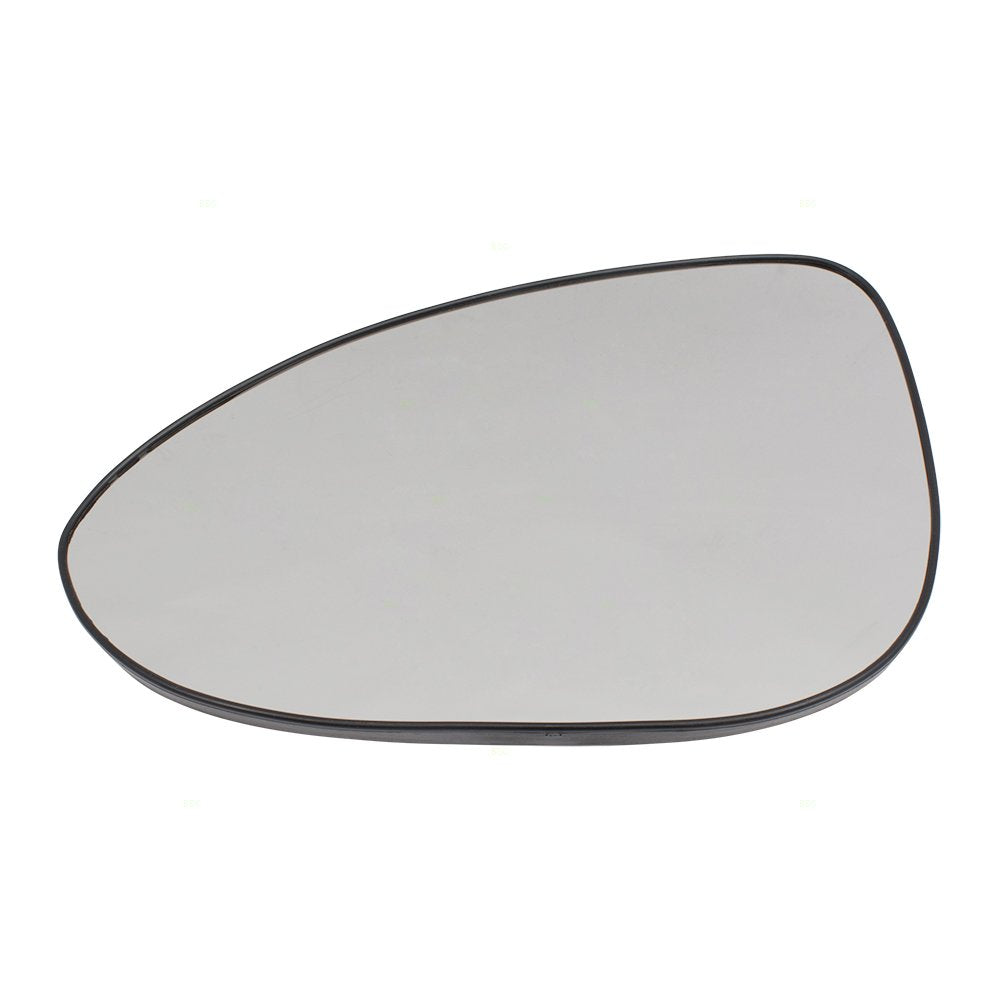 Brock Replacement Driver Side Door Mirror Glass With Base Without Heat Compatible With 12-18 Sonic 95132581