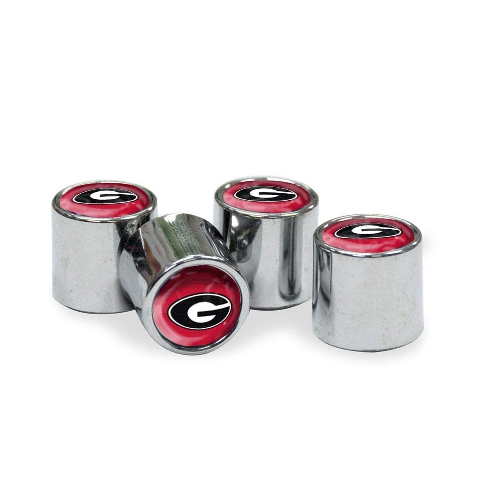 Georgia Bulldogs College Cappers Tire Valve Stem Covers -