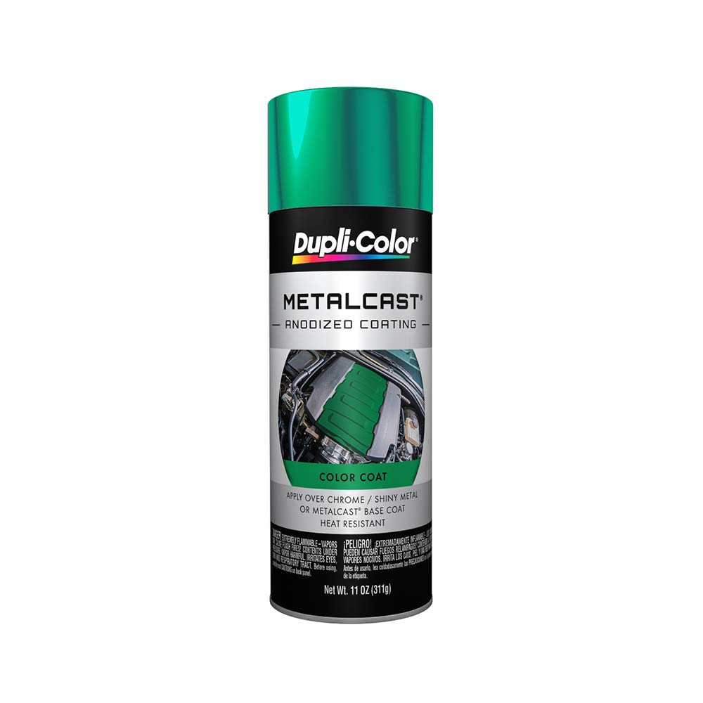 Dupli-Color Mc203 Metalcast Automotive Spray Paint - Green Anodized Coating - 11 Oz Aerosol Can