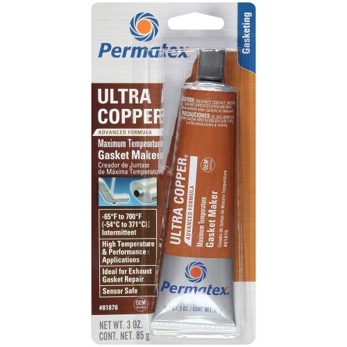 Permatex 81878 3 Oz Ultra Copper Rtv Silicone Gasket Maker