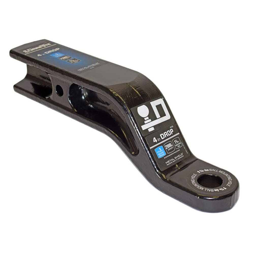 Reese Draw-Tite 40703 3'' Square Forged Class V Receiver Hitch Ball Mount - 10'' Drop