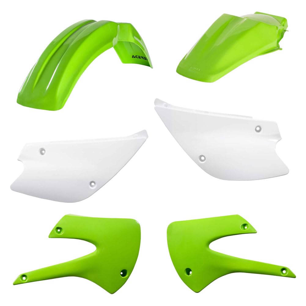 Acerbis Replica Plastic Kit Original 05 For Kawasaki Kx100 2001-2009