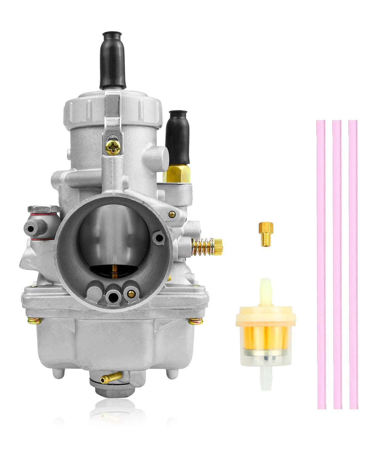 QLZOZB 2 Stroke Carburetor for Polaris Scrambler 400, Sportsman 400, Trail Blazer 400, Replace 3130574, 3130710,