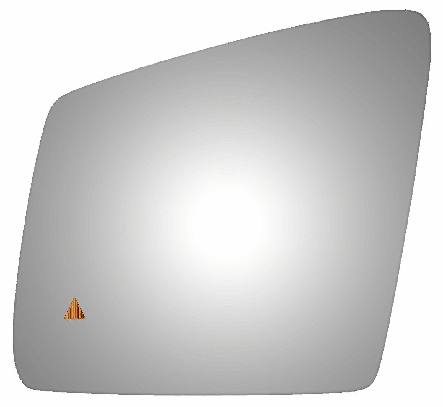 Flat Driver With Blind Spot Warning Indicator Side Mirror Replacement Glass For 2012-2015 Mercedes-Benz Ml350