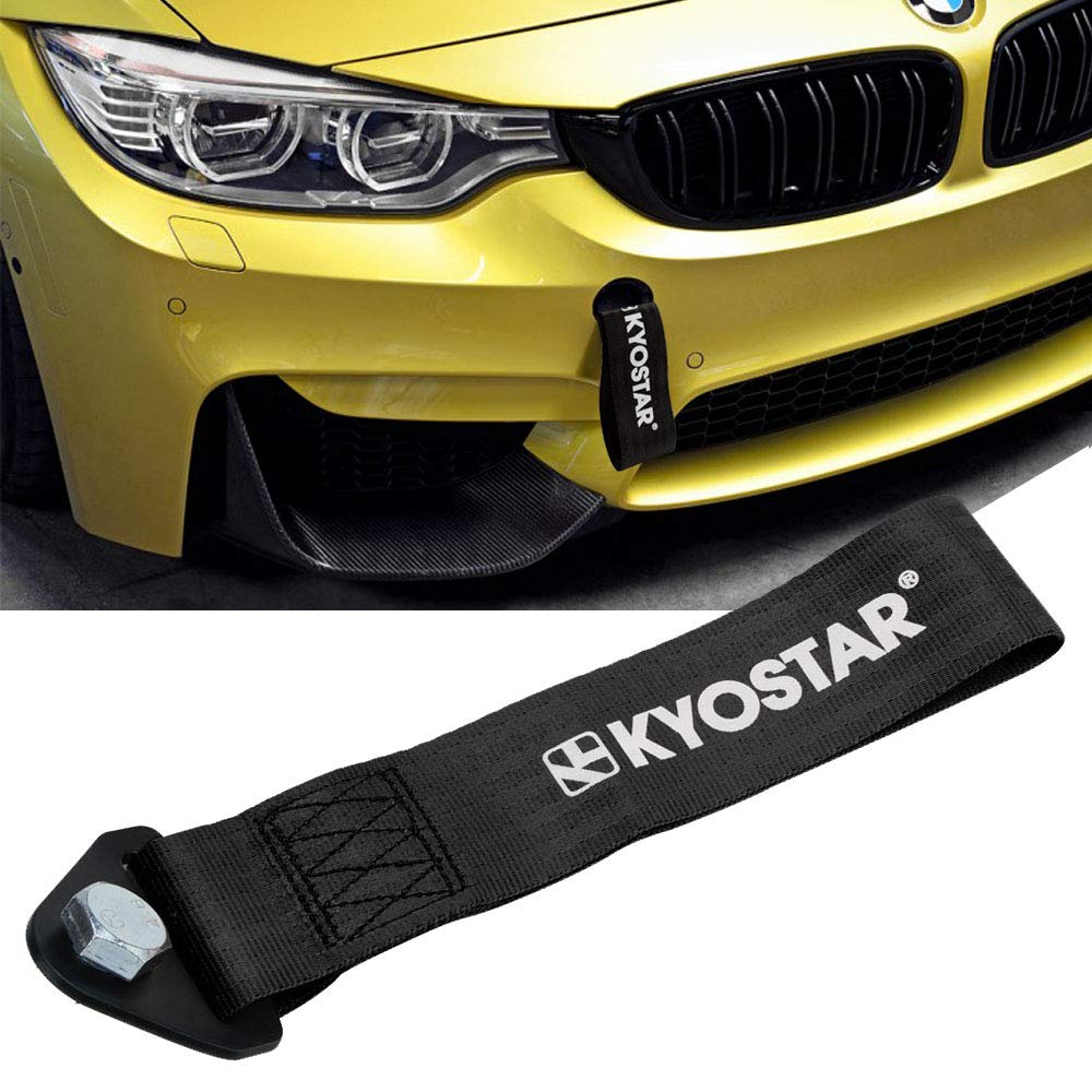 Kyostar Drift Rally Car Towing Tow Strap Belt Hook(Black)