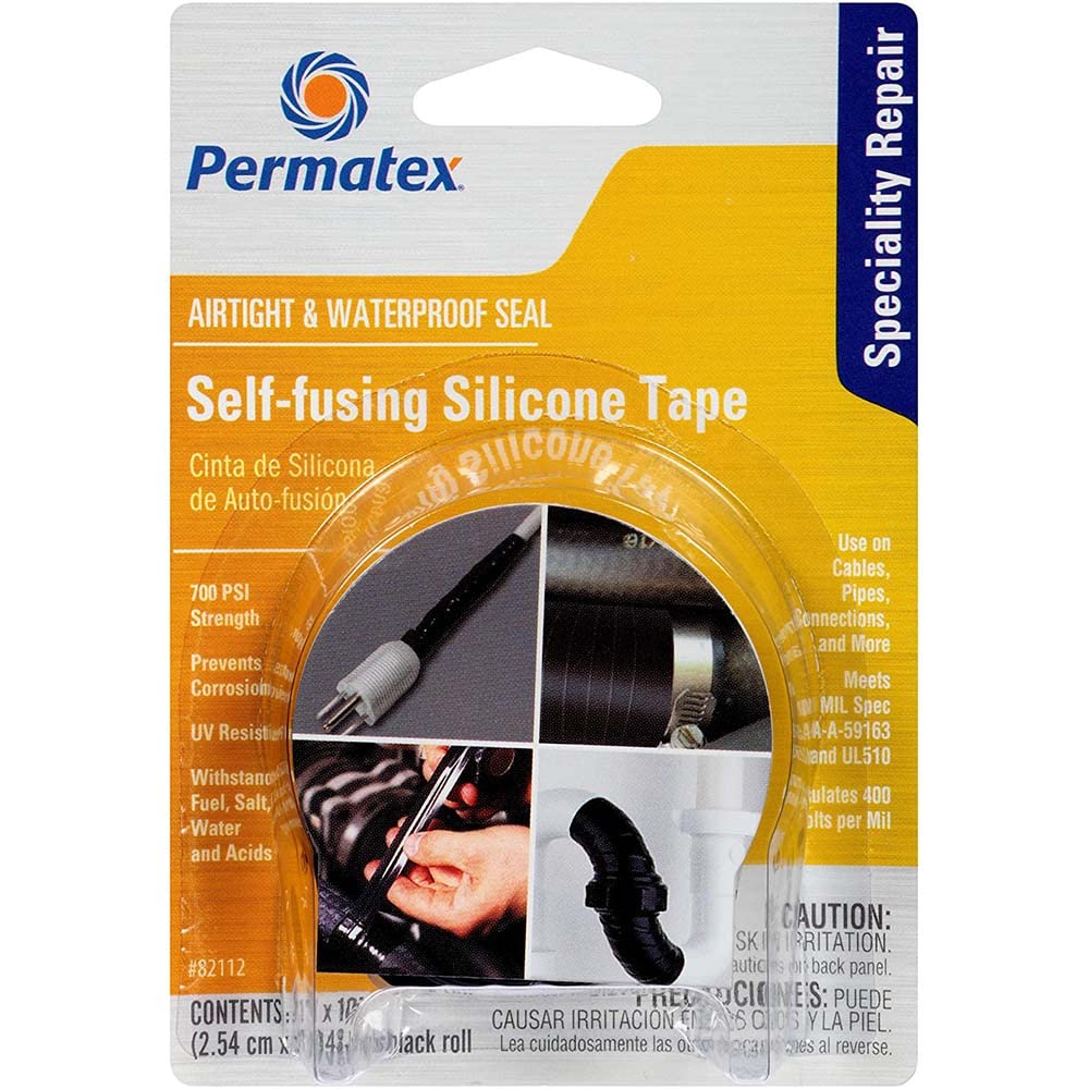 Permatex 82112 1'' X 10' Self-Fusing Silicone Tape