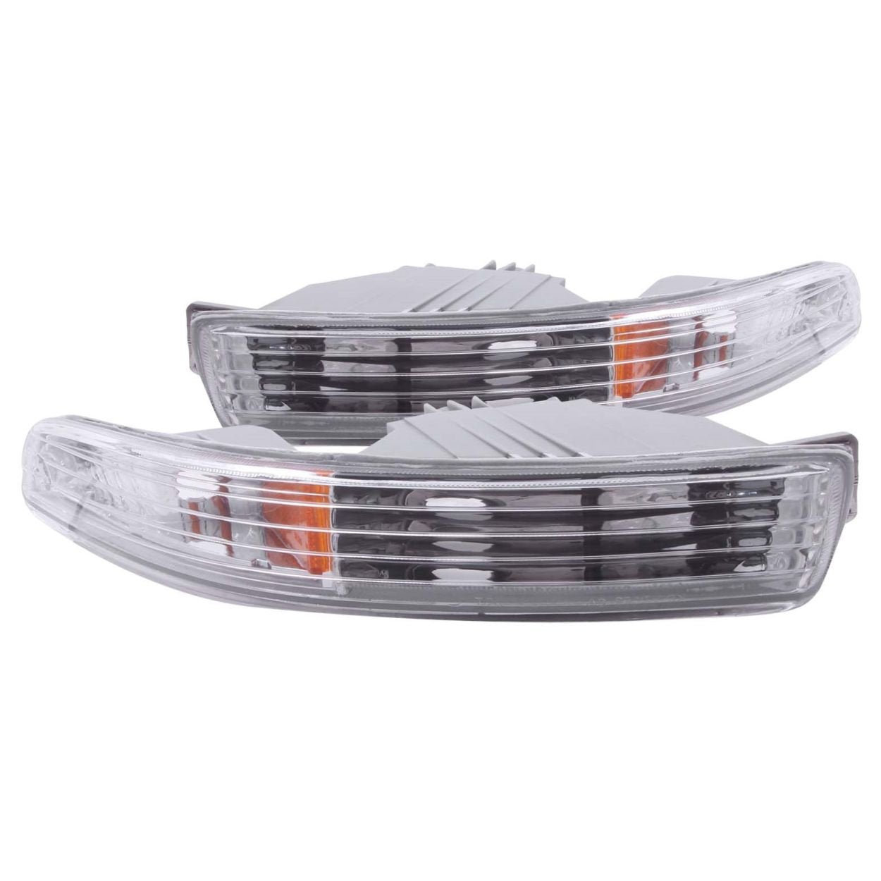 Anzo Usa 511020 Clear Lens Front Bumper/Turn Signal Light Set