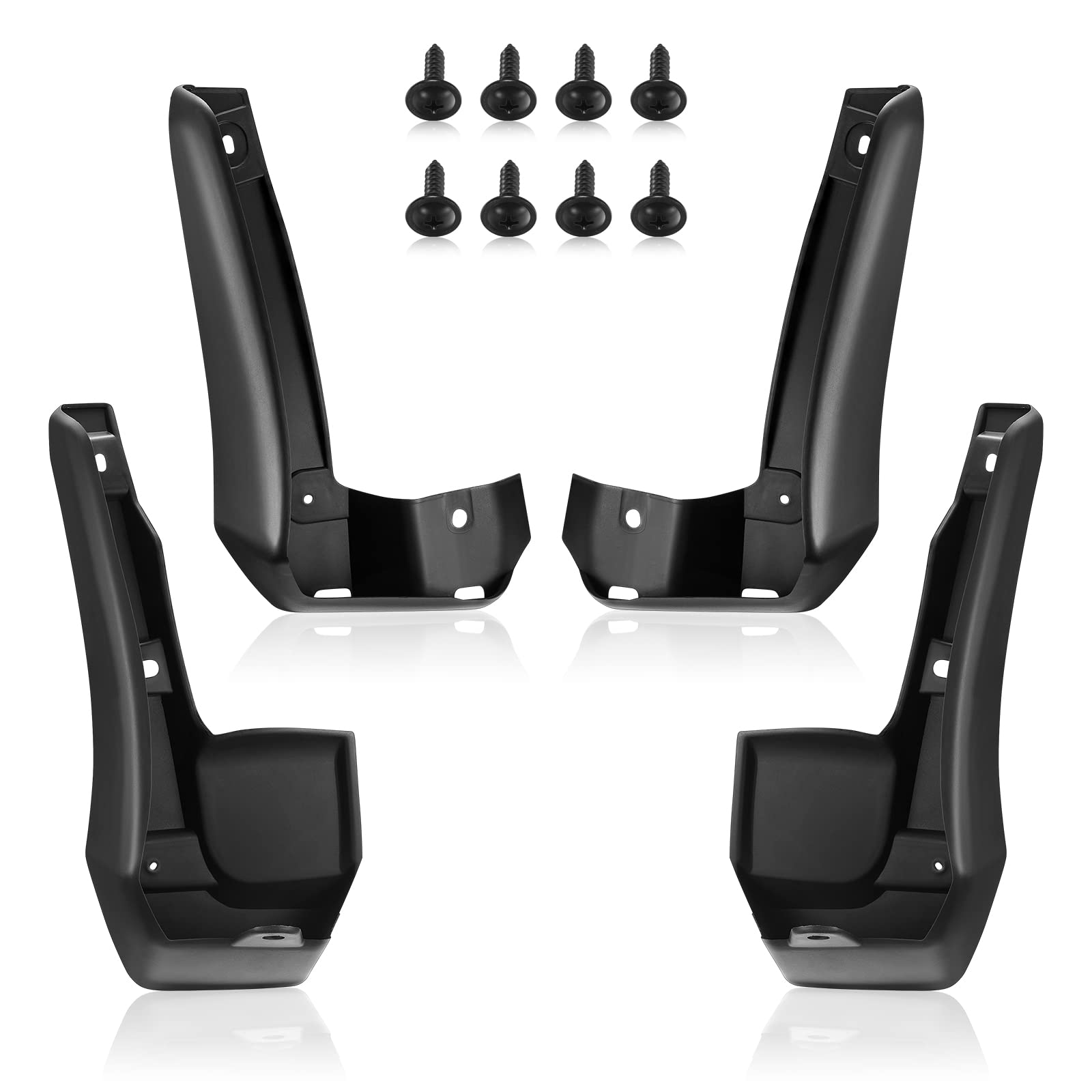 Bdfhyk Mud Flaps Splash Guards 4Pcs Front & Rear Side Mud Guards Compatible For 2016-2019 Honda Civic Without Oem Fender Flares