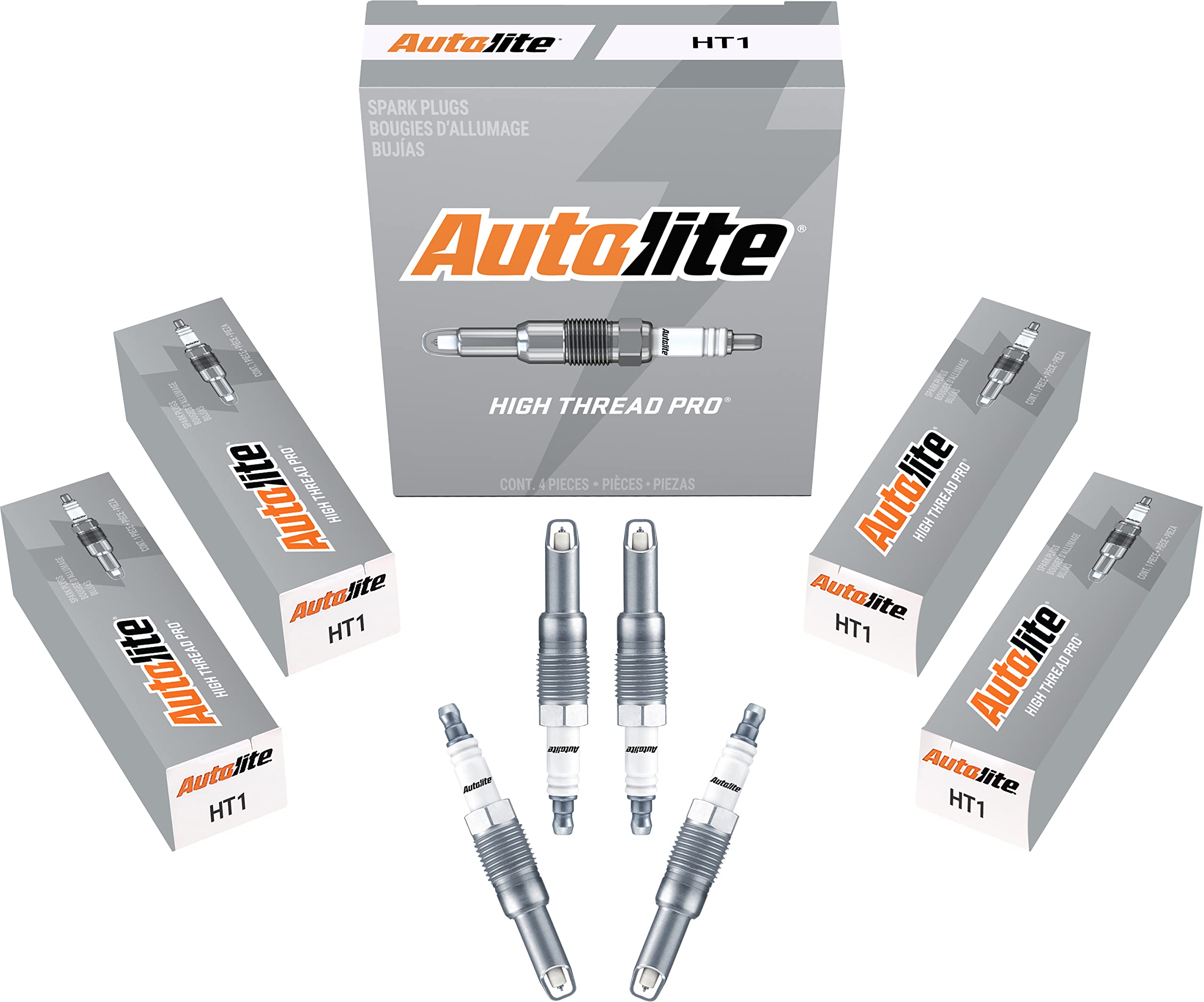 Autolite Ht1 Platinum High Thread Spark Plug, Pack Of 1