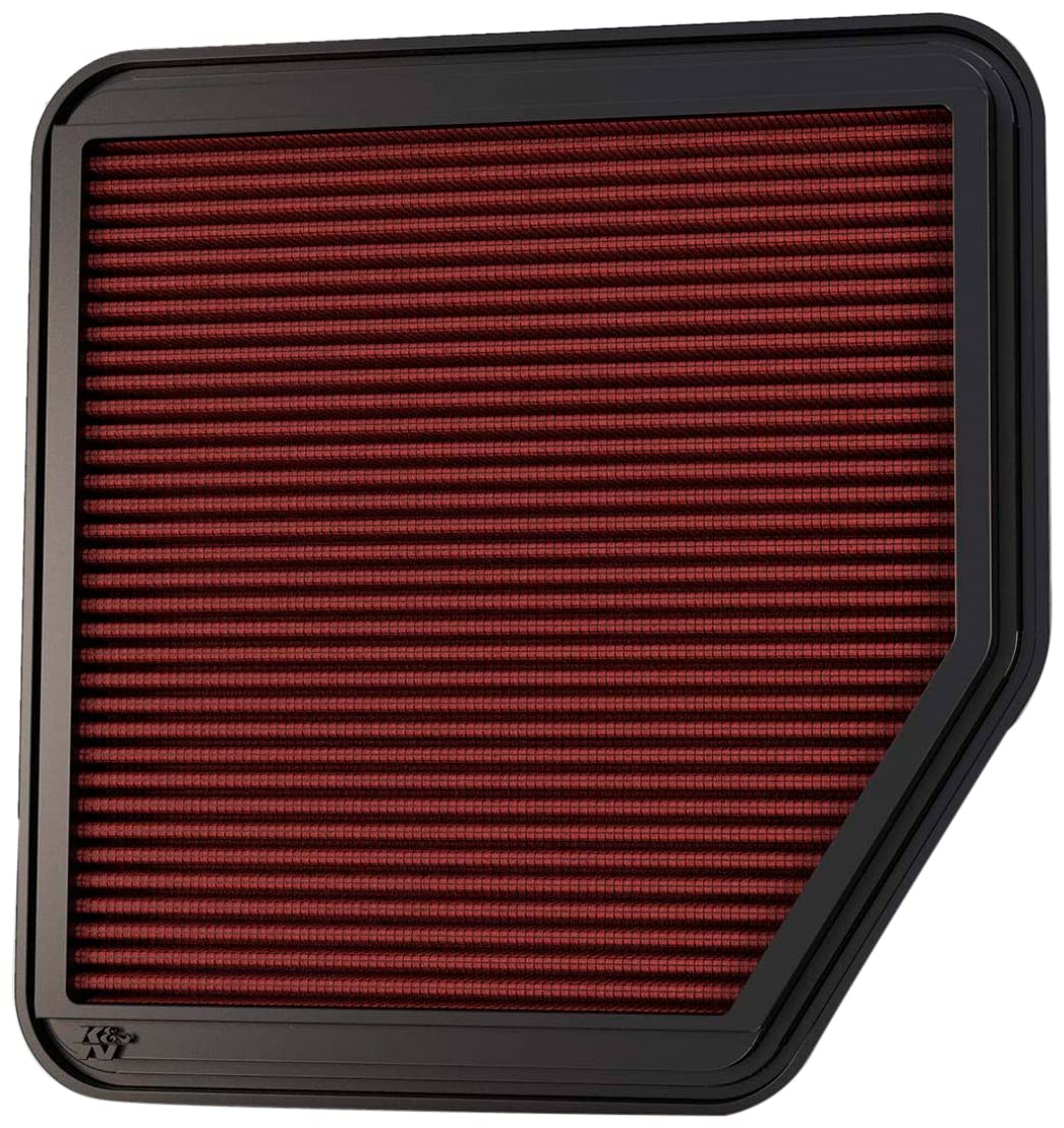 K&N Engine Air Filter: Reusable, Clean Every 75,000 Miles, Washable, Premium, Replacement Car Air Filter: Compatible With 2004-2