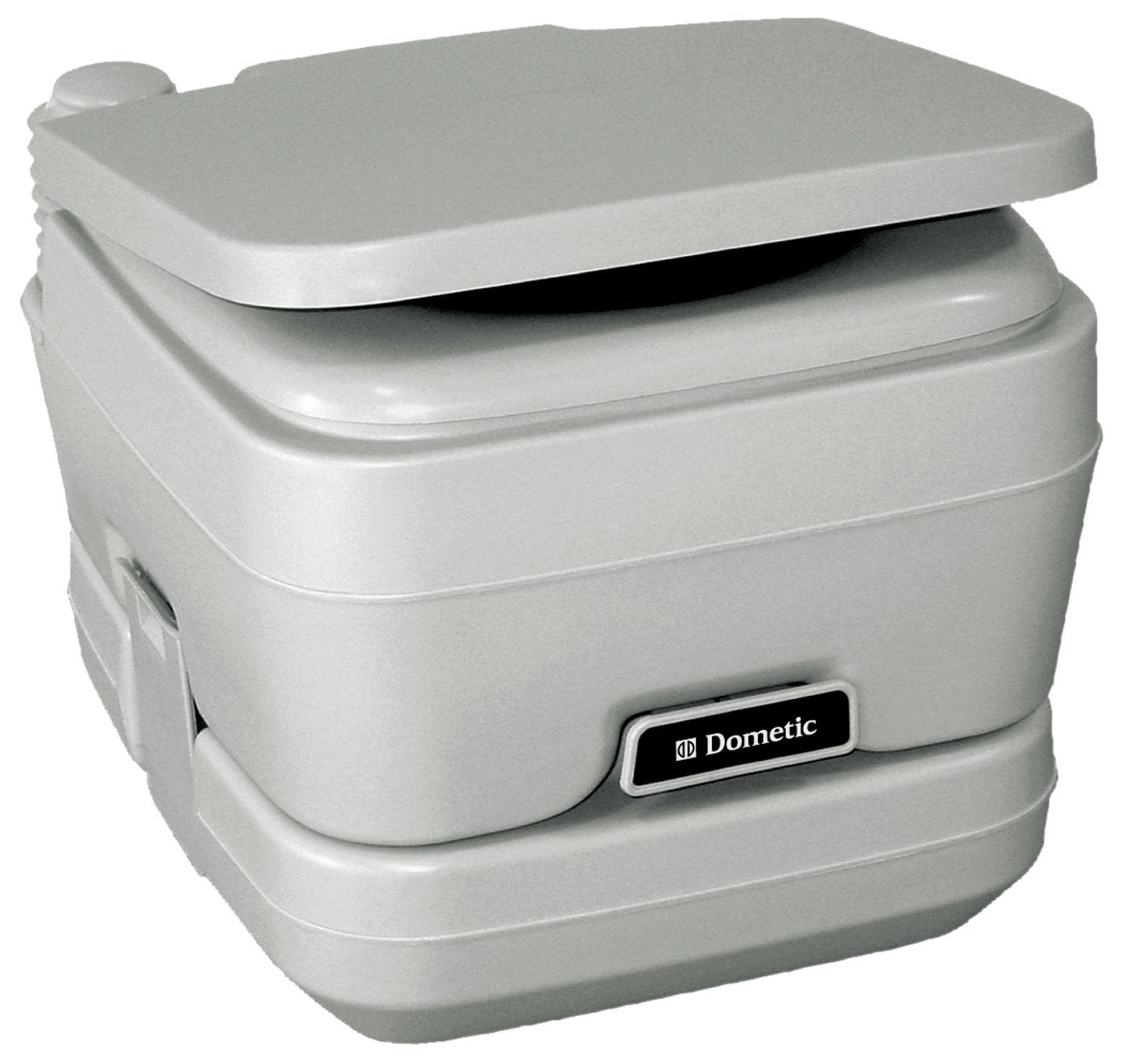 Dometic 301096206 2.5 Gallon Portable Toilet, Platinum, 16.5 X 14.5 X 12.5 Inches, Platinum