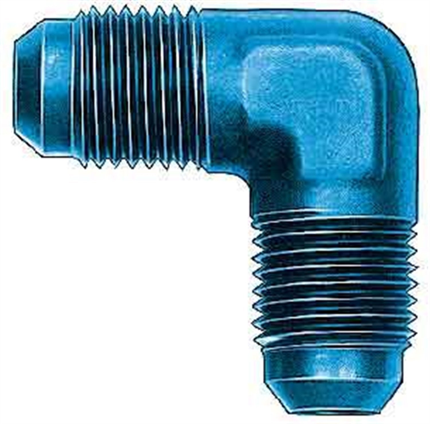 Aeroquip Fcm2120 Blue Anodized Aluminum -06An 90-Degree Coupler
