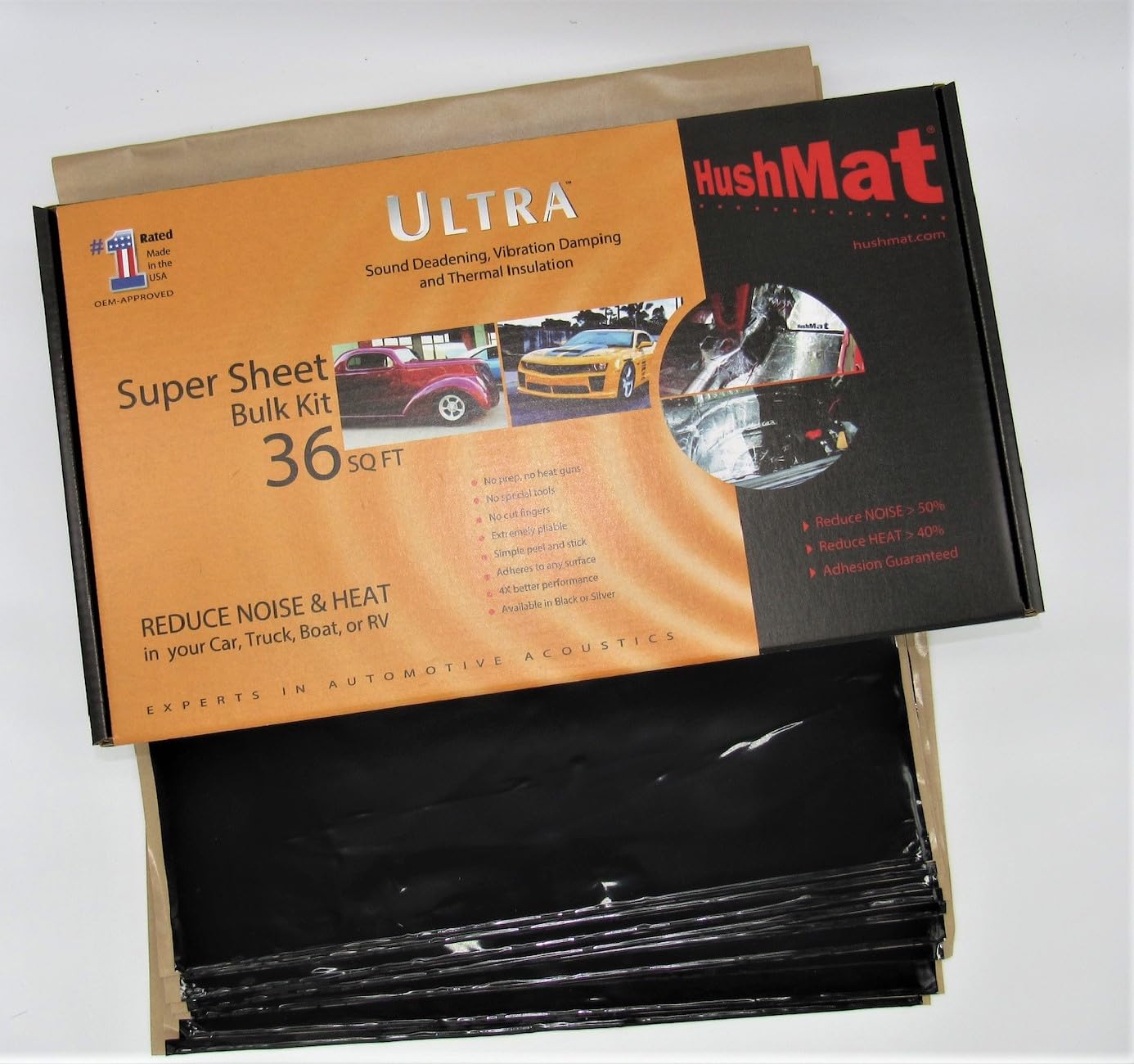 10800 Super Bulk Kit - (9) 18'' X 32'' Black Ultra Sheets - 36 Square Feet