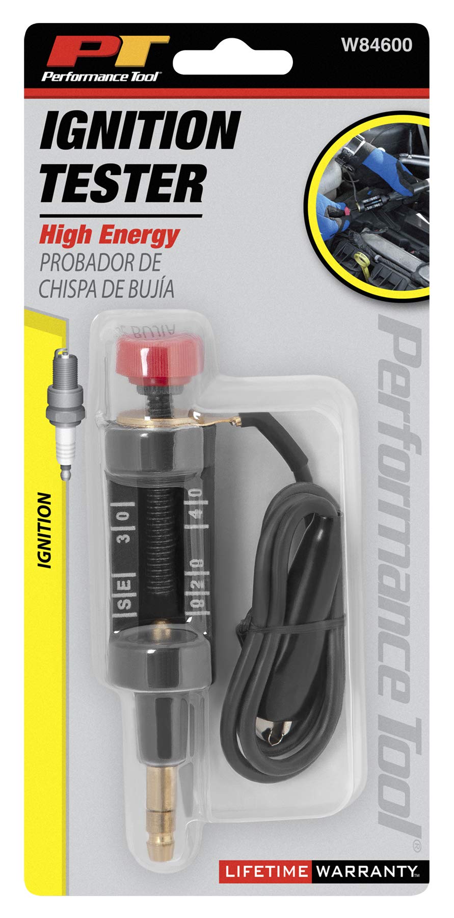 Performance Tool W84600 High Energy Ignition Tester, Silver