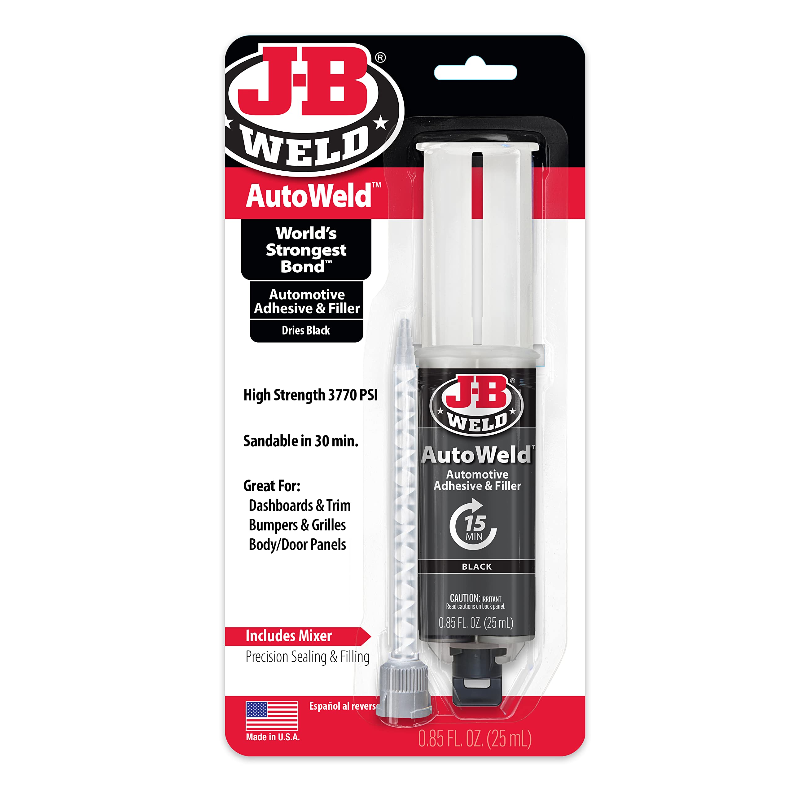 J-B Weld Autoweld, 25Ml, Black