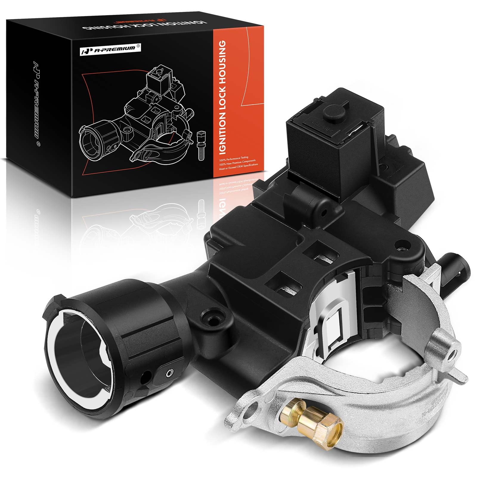A-Premium Ignition Lock Housing Compatible With Ford Focus 2009-2011 Escape Mercury Mariner 2008-2010 Mazda Tribute 2008-2011