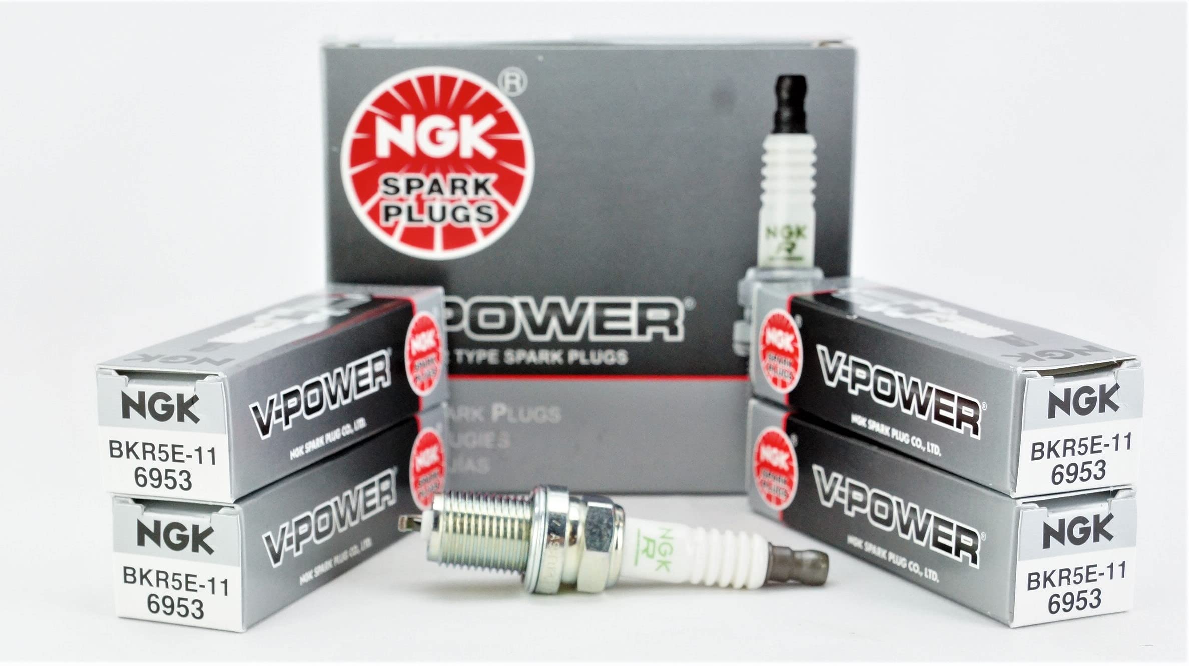 Ngk V-Power Spark Plug Bkr5E-11 (4 Pack) For Kia Sportage Lx 2005-2010 2.0L/1975Cc