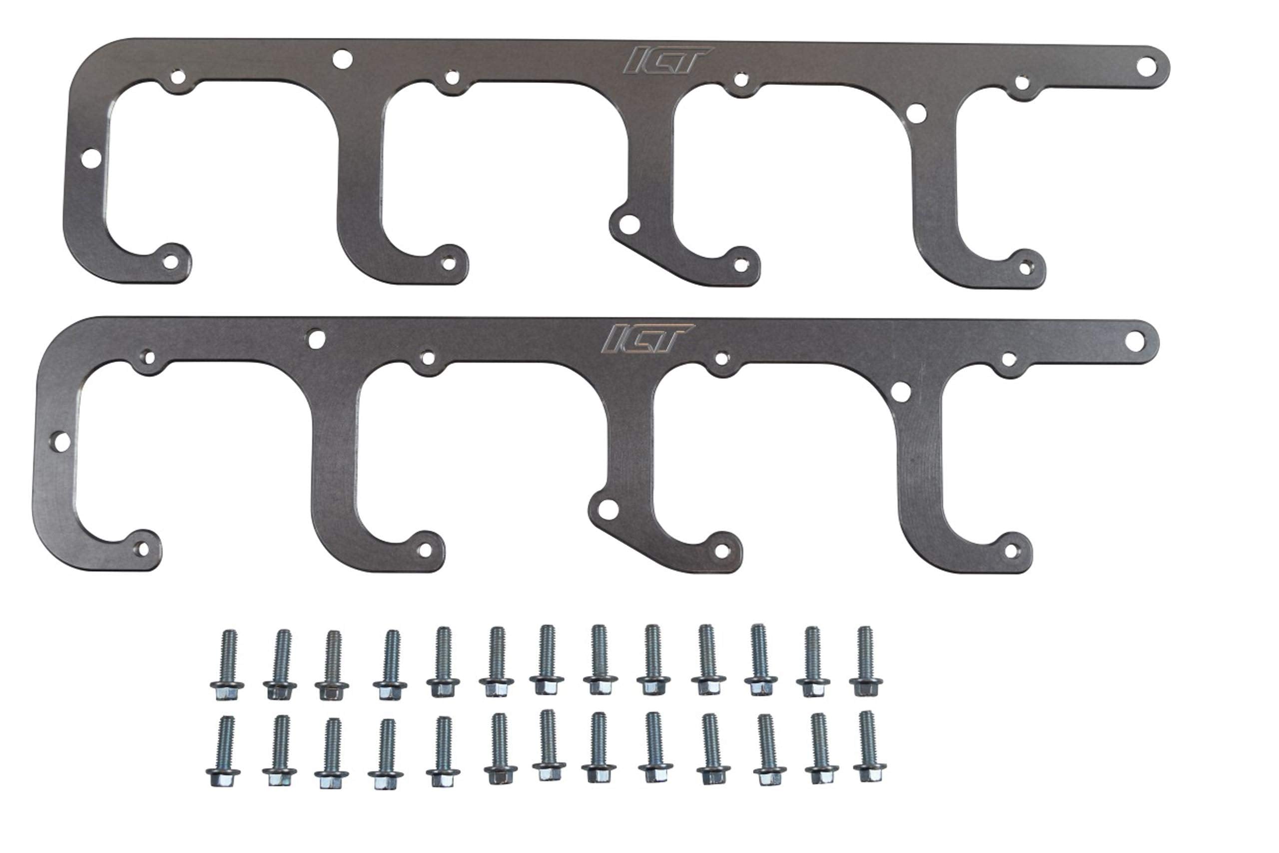 Ict Billet 5.3L Ls Square Coil Brackets Valve Cover D581 D514A D510C 12558693 Lsx Swap Truck Ls1 Ls3 Ls2 Lq4 Lq9 Ls6 L92 L99 L33