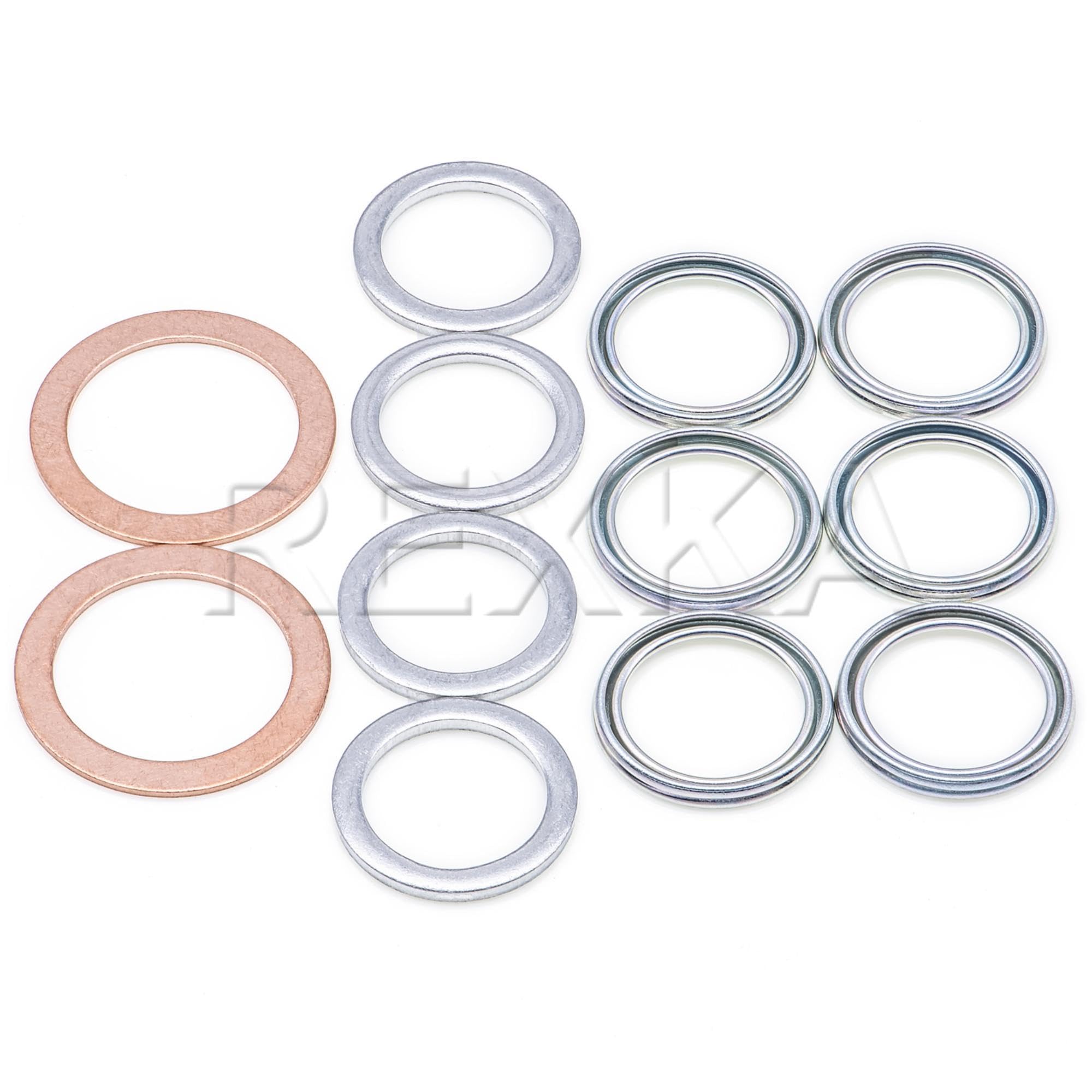 Rexka 12Pcs Transfer & Differential Service Gasket Kit Compatible With Toyota Lexus 4Runner Land Cruiser Tundra Tacoma Fj Cruise