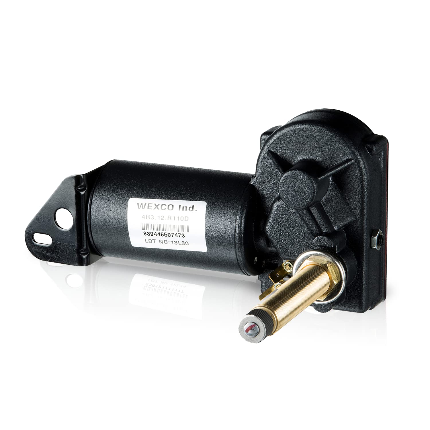 Wexco Wiper Motor, 4R3.12.R110D, Three And A Half Inch (3.5'') Shaft, 12V