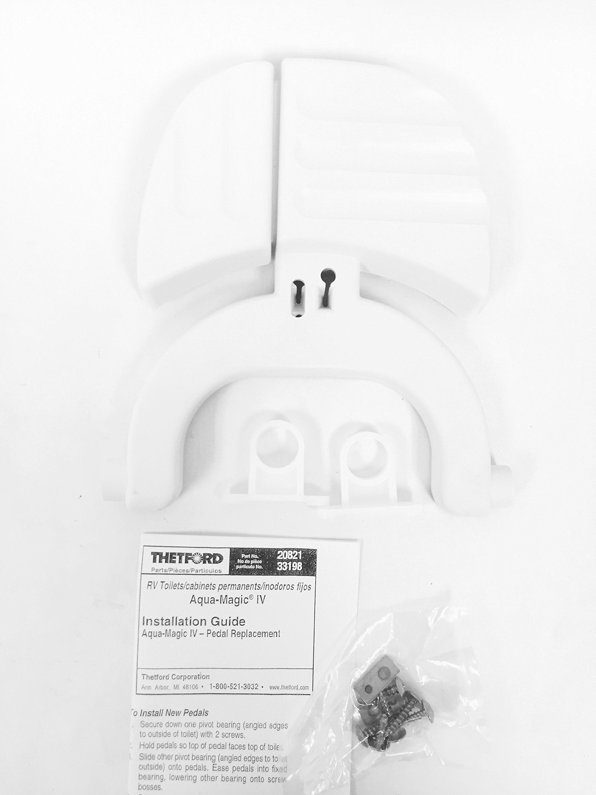 Thetford 33198 White Toilet Pedal Package