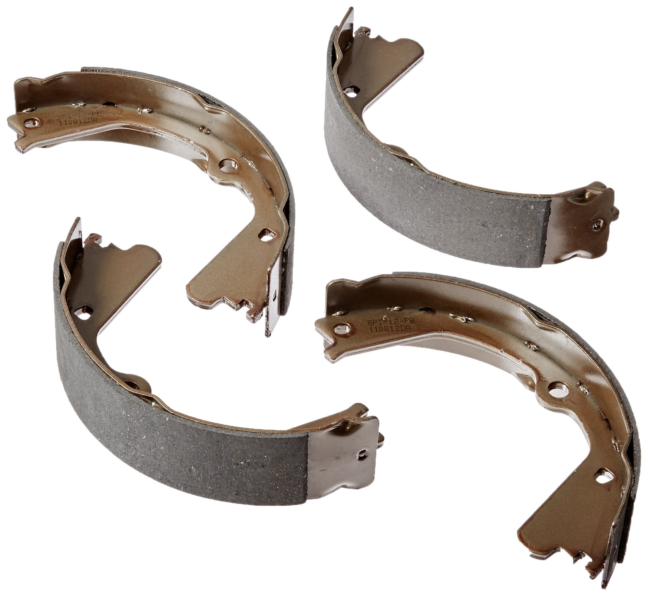 Acdelco 17989B Professional Bonded Rear Parking Brake Shoe Set
