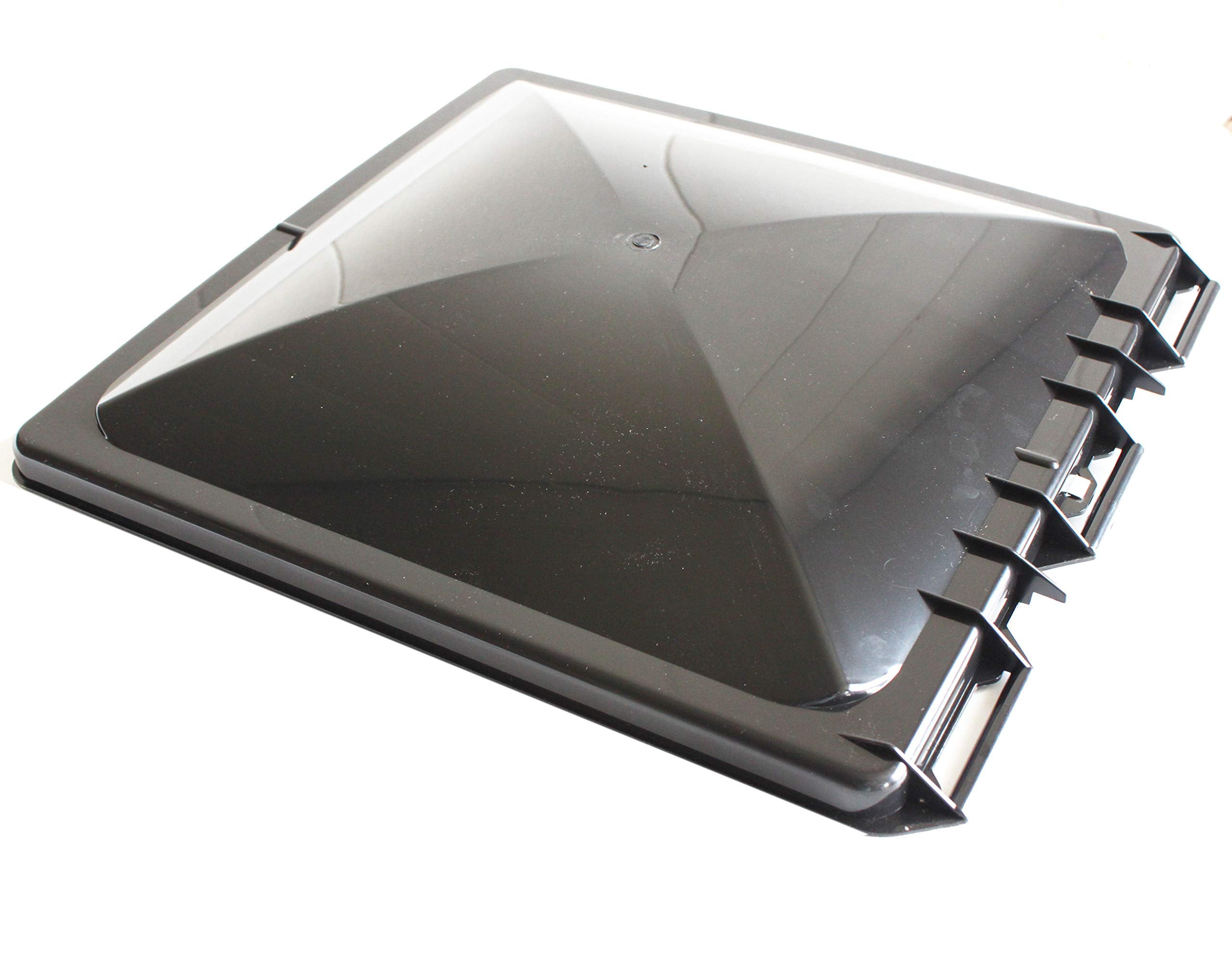 X-Haibei Rv Roof Vent Cover 13 X 14 X 2 Inch Vent Lid Universal Replacement For Camper Trailer, Black, Polypropylene