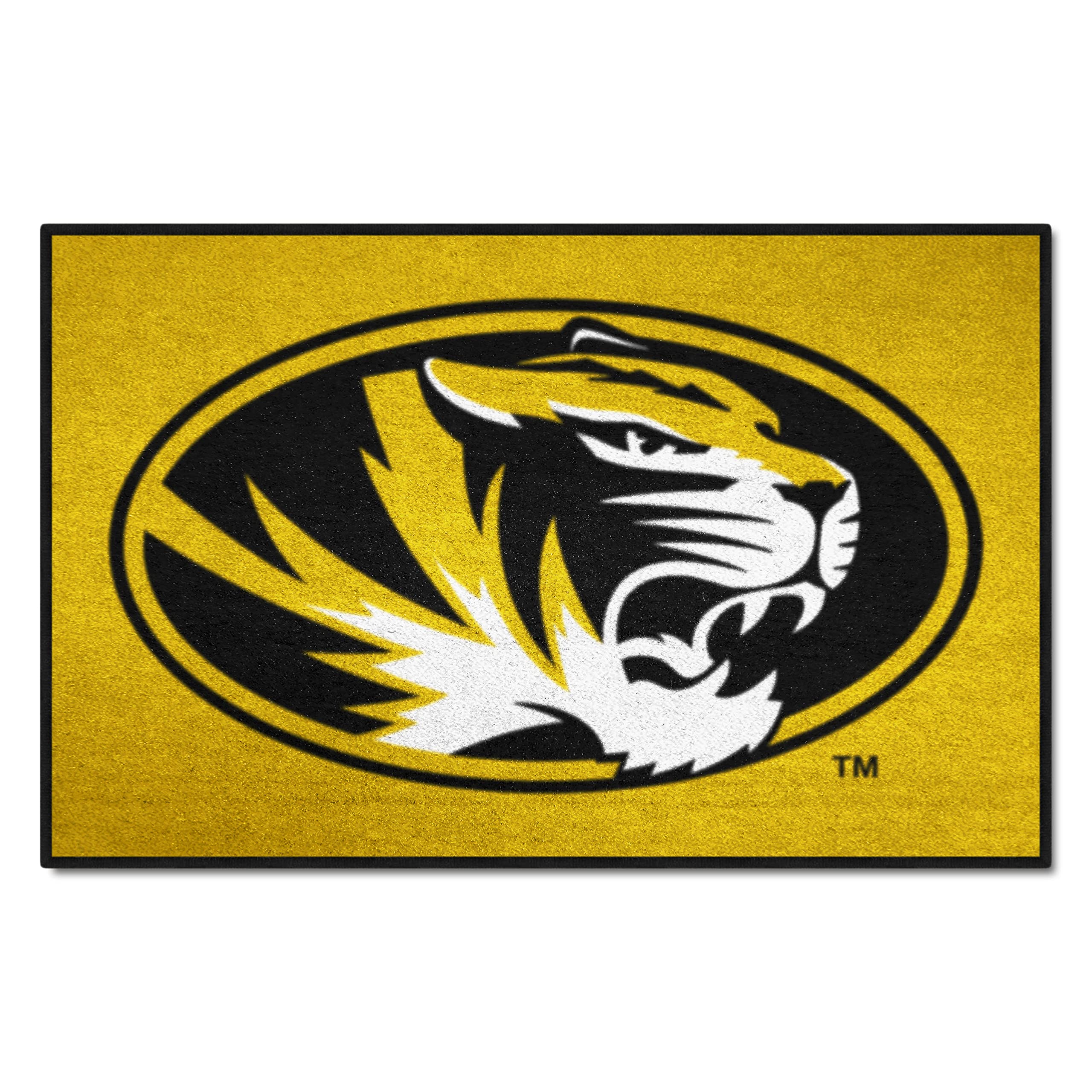 Fanmats 3283 Missouri Tigers Starter Mat Accent Rug - 19In. X 30In. | Sports Fan Home Decor Rug And Tailgating Mat