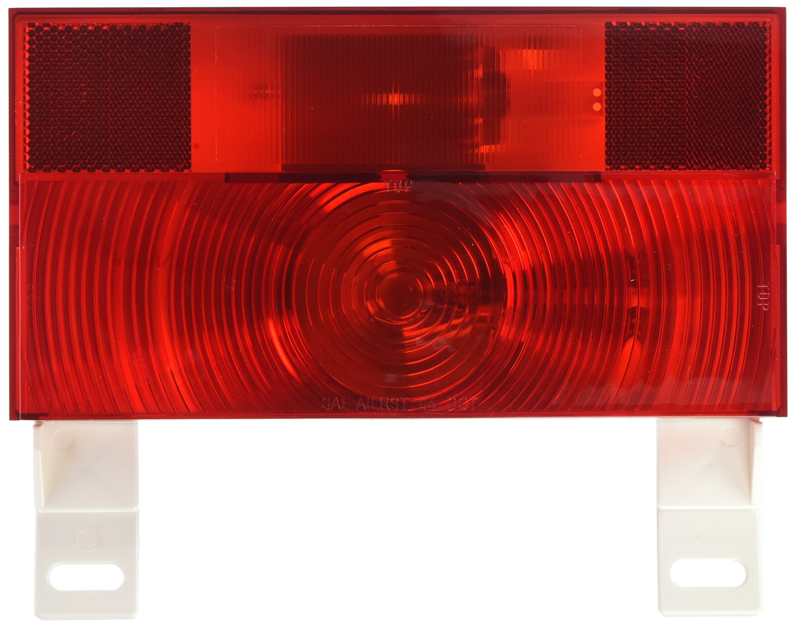 Peterson Manufacturing V25913 Red Turn And Tail License Light With Reflex