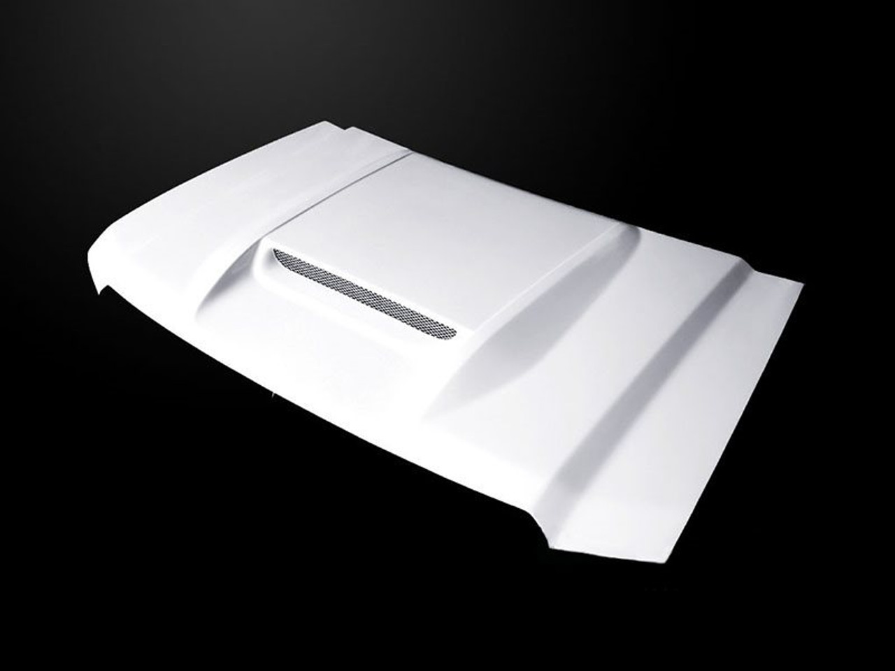 AmeriHood Type-RS Functional Ram Air Hood, Fiberglass :: 2019-2021 GMC Sierra 1500