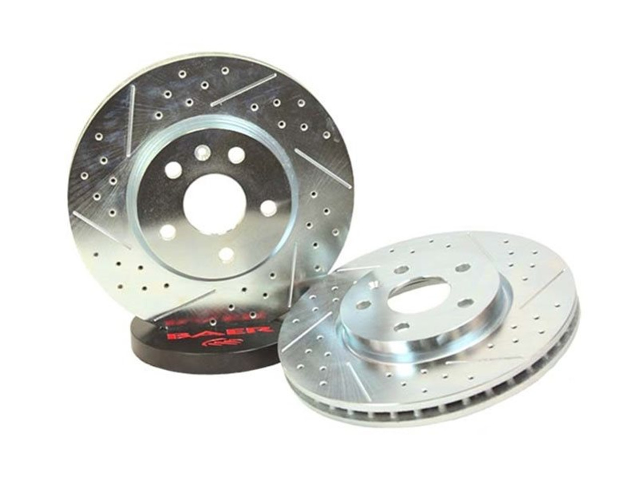 Baer Sport Drilled & Slotted Rotors (Front) :: 2010-2015 Camaro LS/LT V6