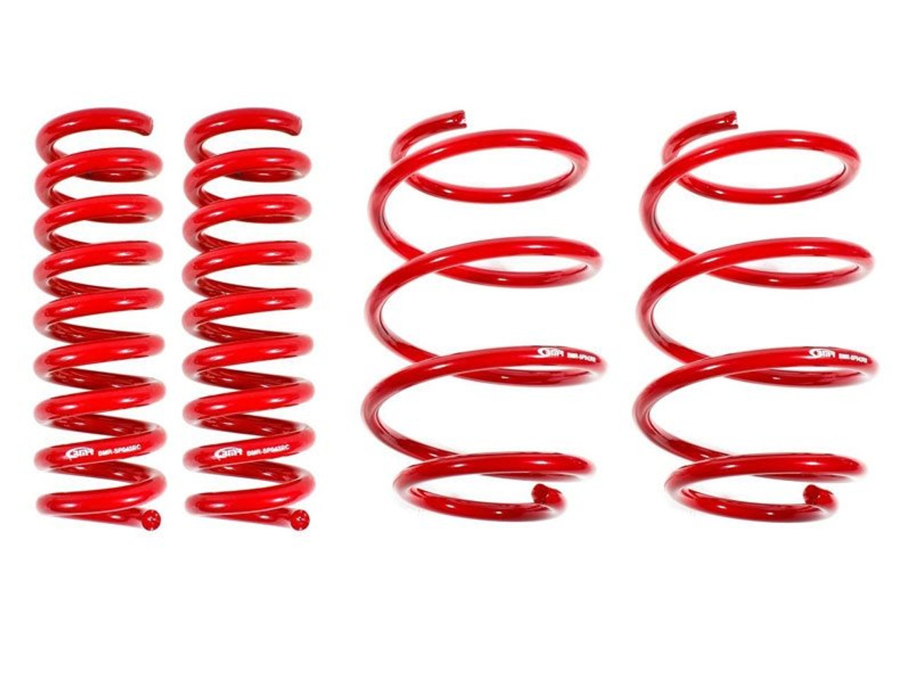 BMR Suspension Lowering Springs, Performance Version, Red :: 2016-2024 Camaro SS & ZL1