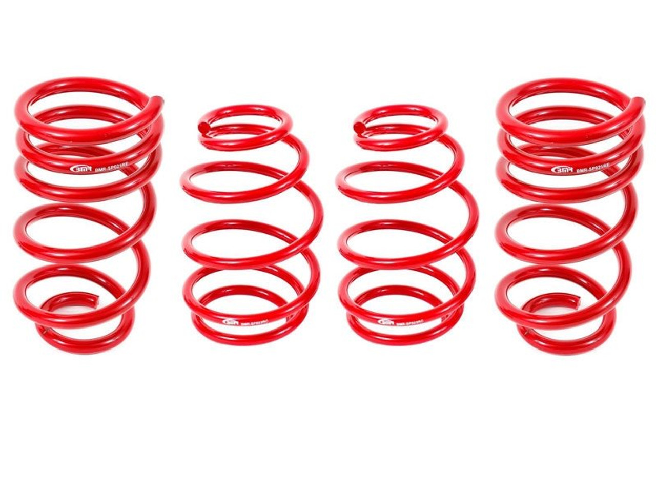 BMR 1.4" Front & 1" Rear Lowering Spring Kit, Red :: 2010-2015 Camaro SS & ZL1