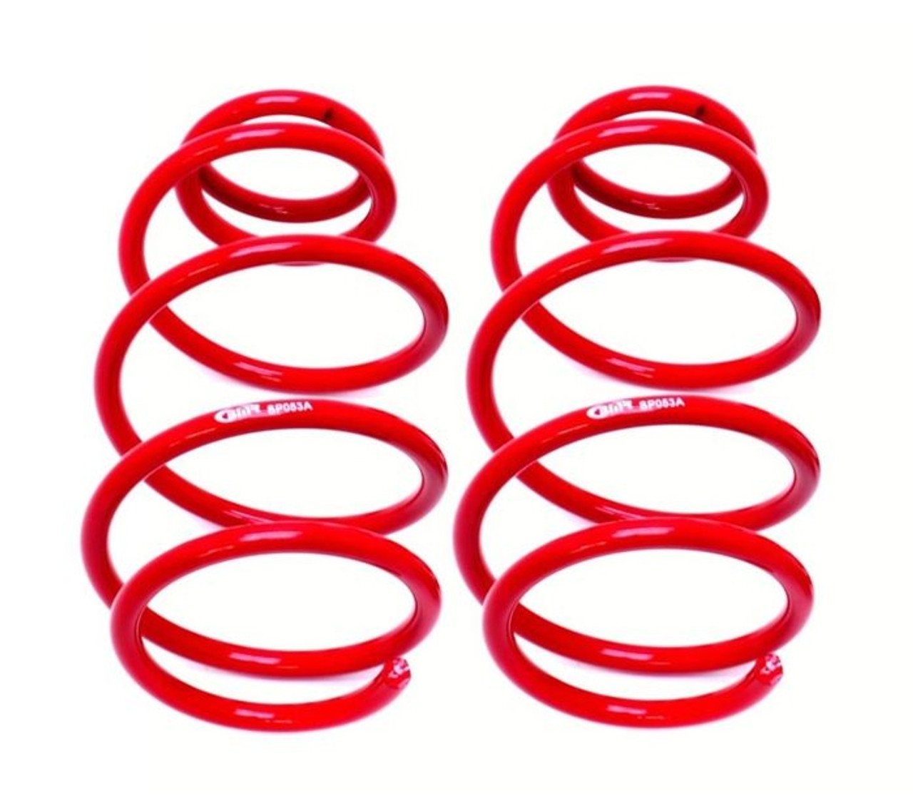 BMR 1.2" Drop Front Lowering Springs, Red :: 2010-2015 Camaro V6