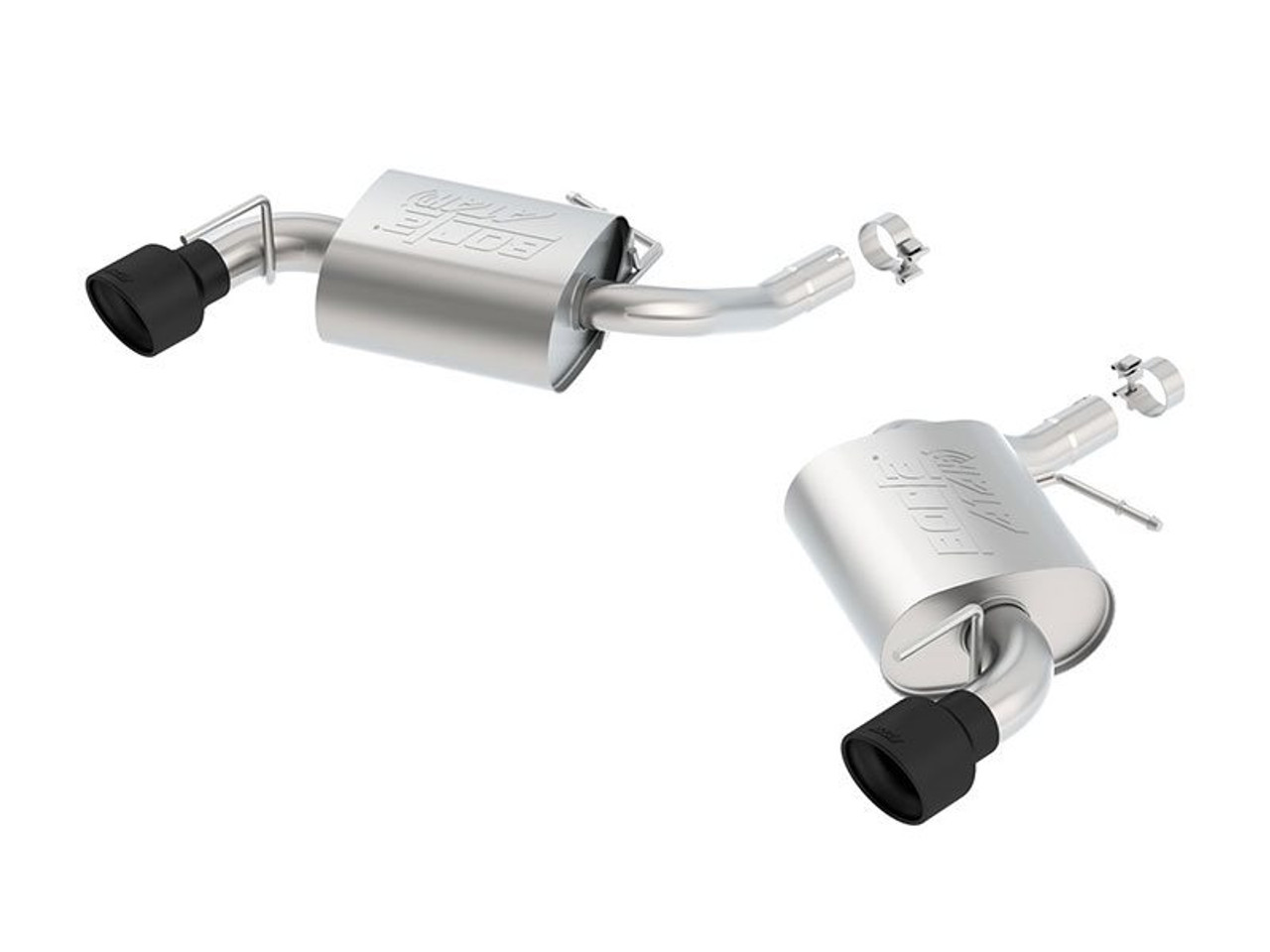 Borla 2.25" ATAK Axle-Back Exhaust System w/ 4.5" Dual Polished Tips :: 2016-2024 Camaro V6