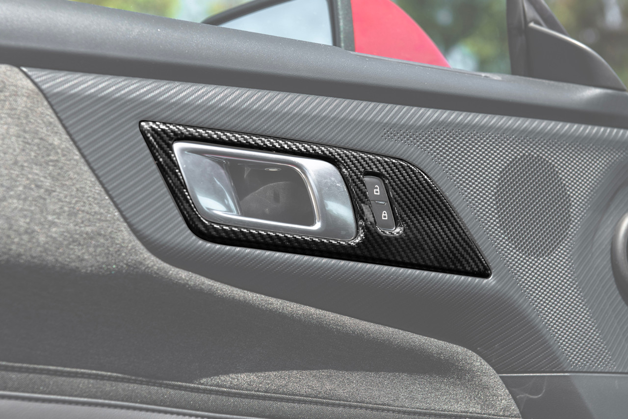EOS Door Handle Panel Cover, Carbon Fiber :: 2024-2025 Ford Mustang