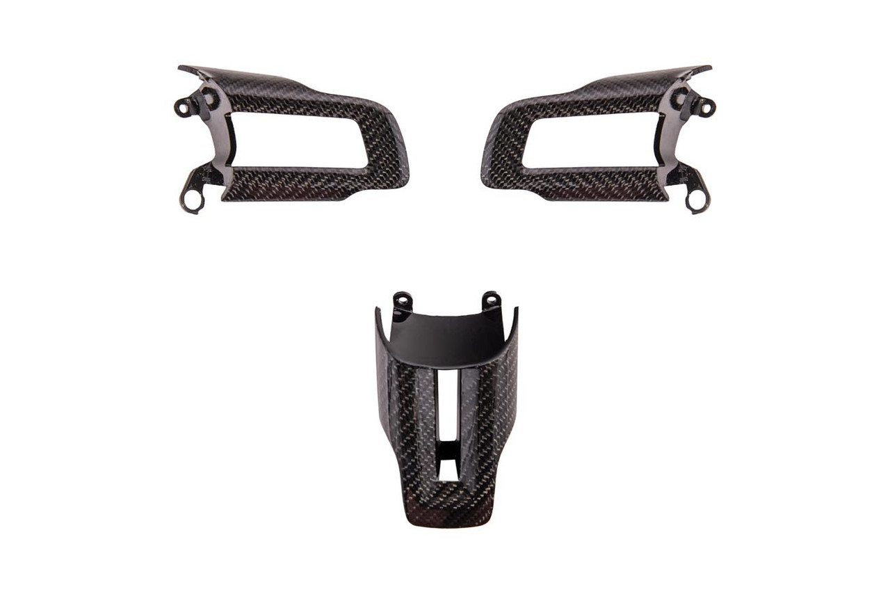 EOS Steering Wheel Button Cover, Carbon Fiber :: 2015-2023 Ford Mustang