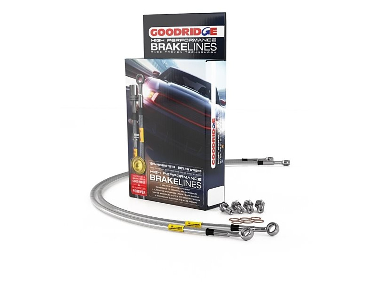 Goodridge G-Stop Brake Line Kit, Set of 4 :: 2014-2015 Camaro Z28