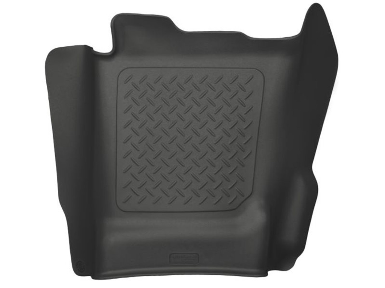 Husky Liners WeatherBeater Center Hump Front Floor Liner, Black :: 2014-2018 Silverado & GMC Sierra 1500 Crew Cab, Double Cab