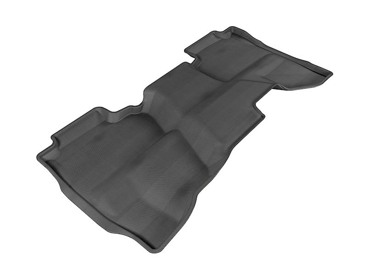 3D MAXpider Kagu All-Weather Floor Liner, Rear, Black :: 2014-2018 Silverado - GMC Sierra 1500 Double Cab