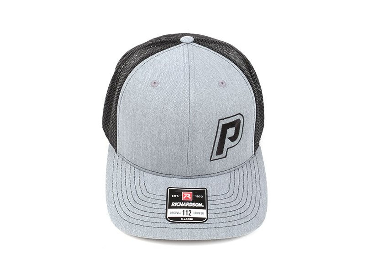 Phastek Heather Grey Snapback Trucker Style Hat ::