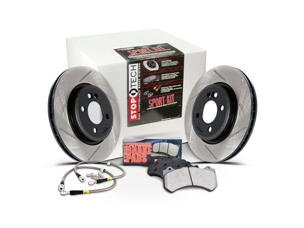 StopTech Sport Disc Brake Upgrade Kit, Slotted, Rear :: 2010-2015 Camaro SS