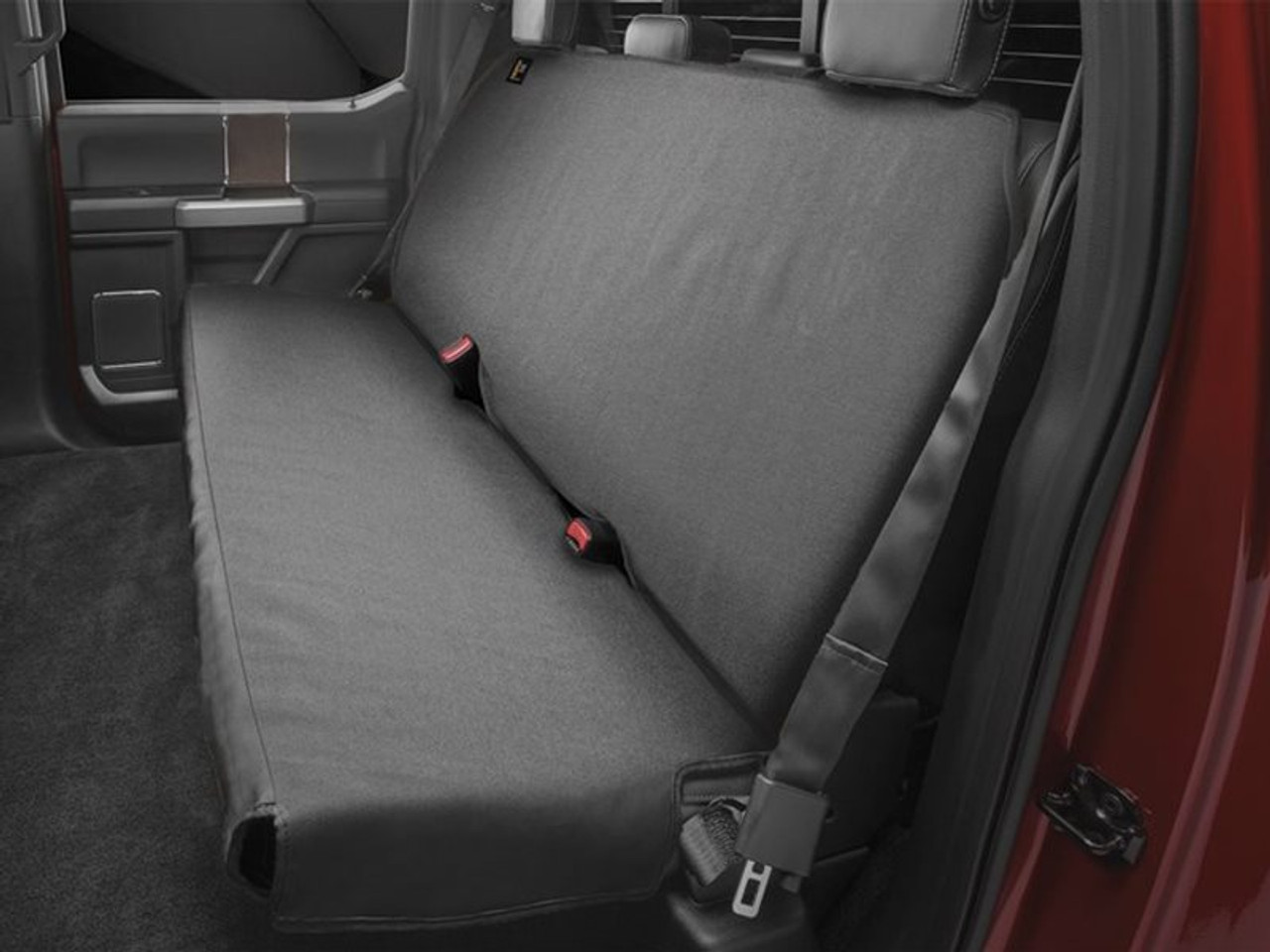 WeatherTech 2nd Row Bench Seat Protector, Charcoal :: 2014-2025 Silverado & GMC Sierra 1500 w/ Bench Seats