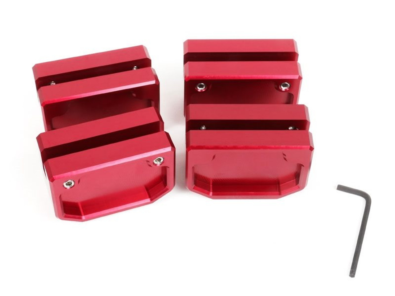 ZL1 Addons Stealth Lift Pads, Red :: 2016-2024 Camaro Coupe