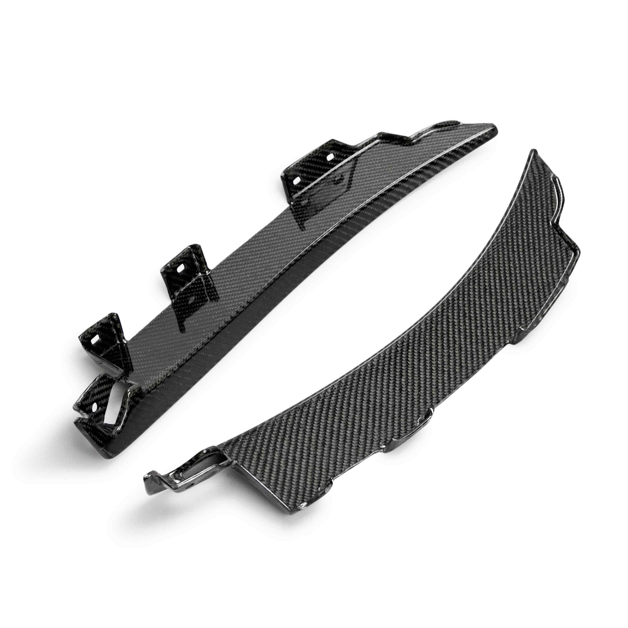 Anderson Composites Rear Splash Guards, Carbon Fiber :: 2020-2023 Ford Mustang GT500 & Mach 1
