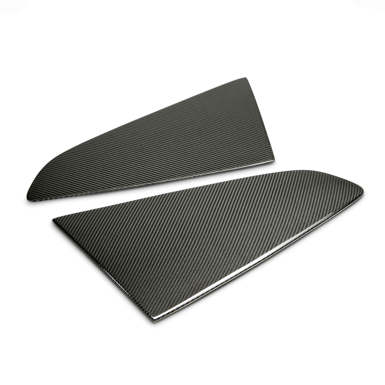 Anderson Composites Type-F Window Louvers, Carbon Fiber :: 2015-2023 Ford Mustang